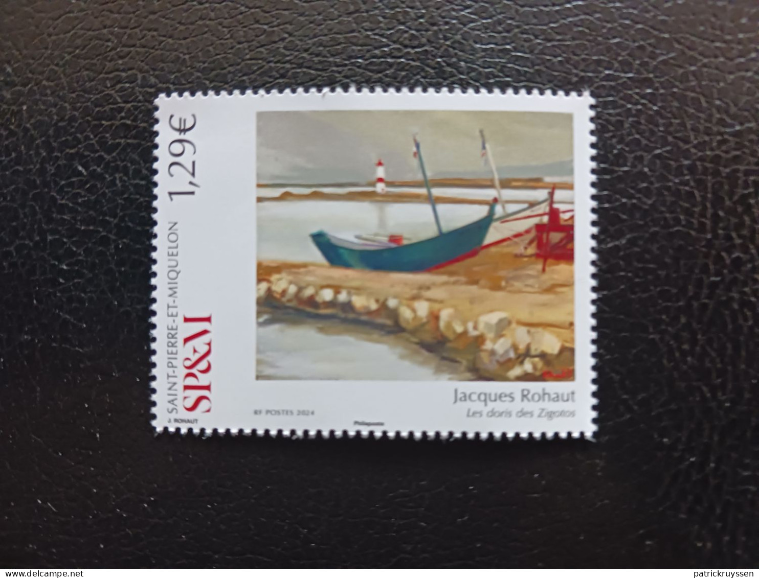 Saint Pierre Miquelon 2024 SPM The Zigotos Dory By Jacques Rohaut Art Peinture Painting Boat 1v Mnh - Unused Stamps