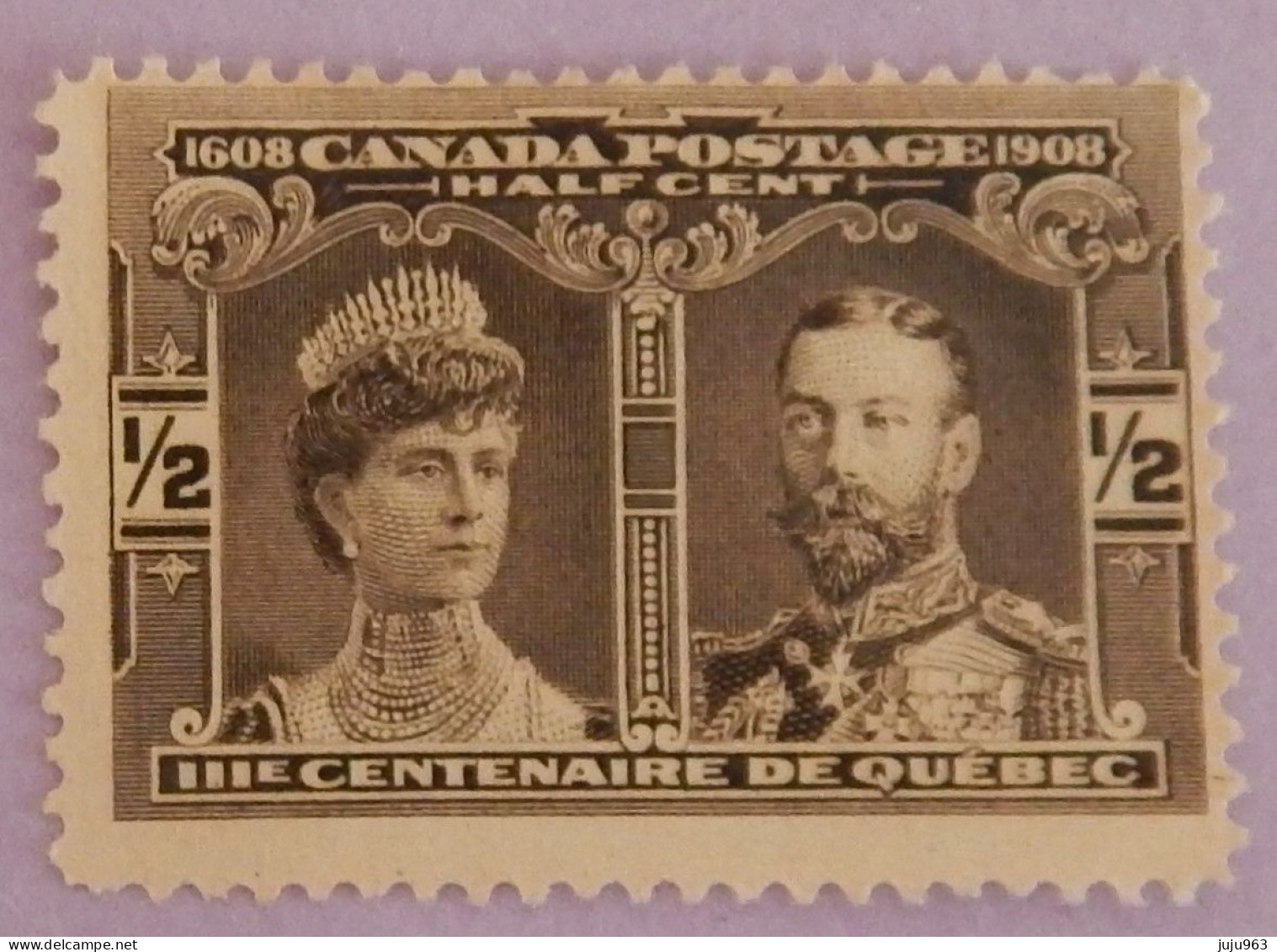 CANADA YT 85 NEUF(*)MNG "PRINCESSE ET PRINCE DE GALLES" ANNÉE 1908 - Neufs