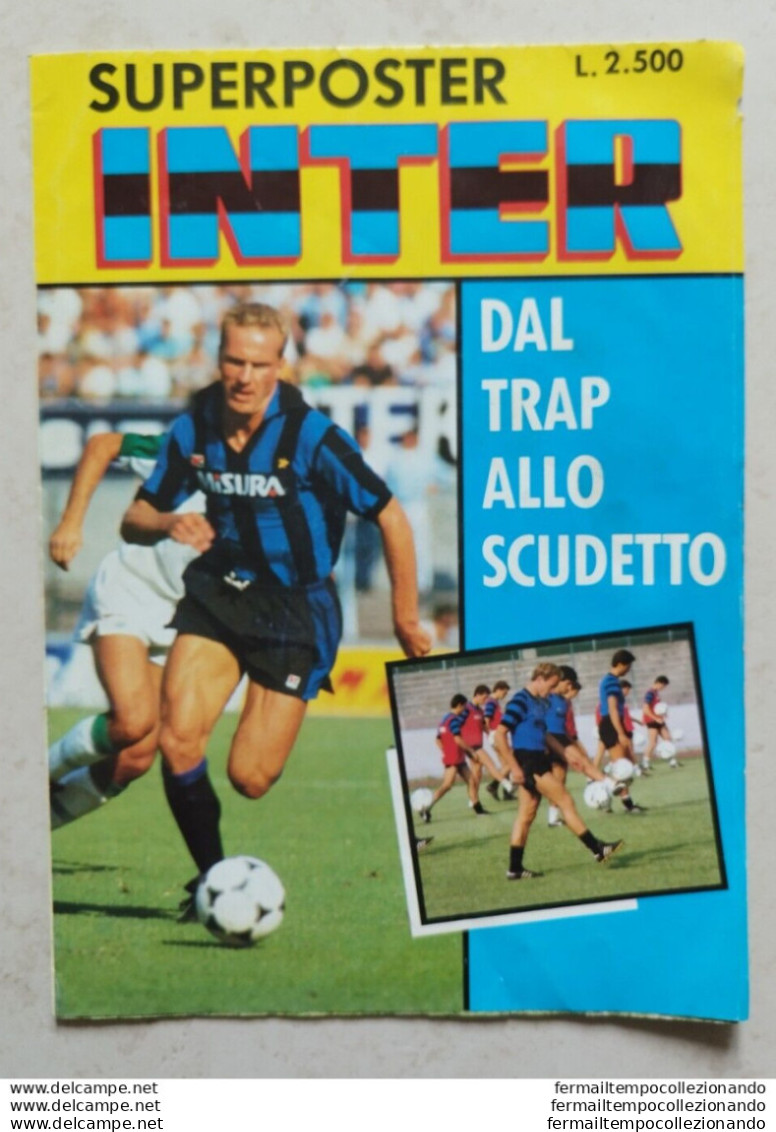Bo  Superposter Inter Dal Trap Allo Scudetto Poster Di 60x80 Cm Circa - Livres