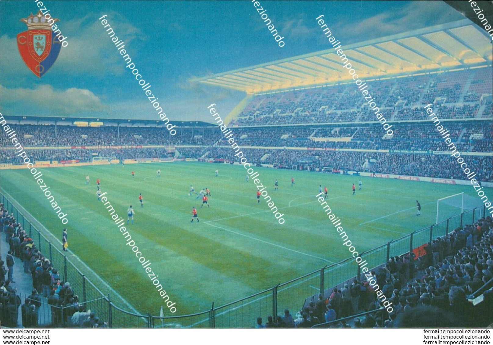Bo619 Cartolina  Pamplona Navarra Osasuna  Estadio Stadio Stadium Spain - Soccer