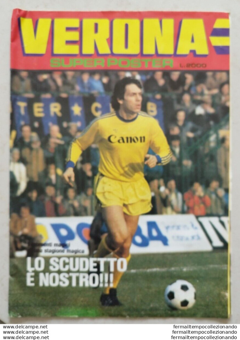Bo Verona Calcio Superposter Lo Scudetto E' Nostro Poster 56x80 Cm - Boeken