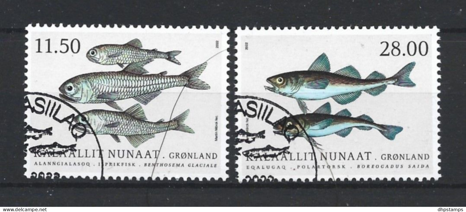 Greenland 2022 Fish Y.T. 877/878 (0) - Used Stamps