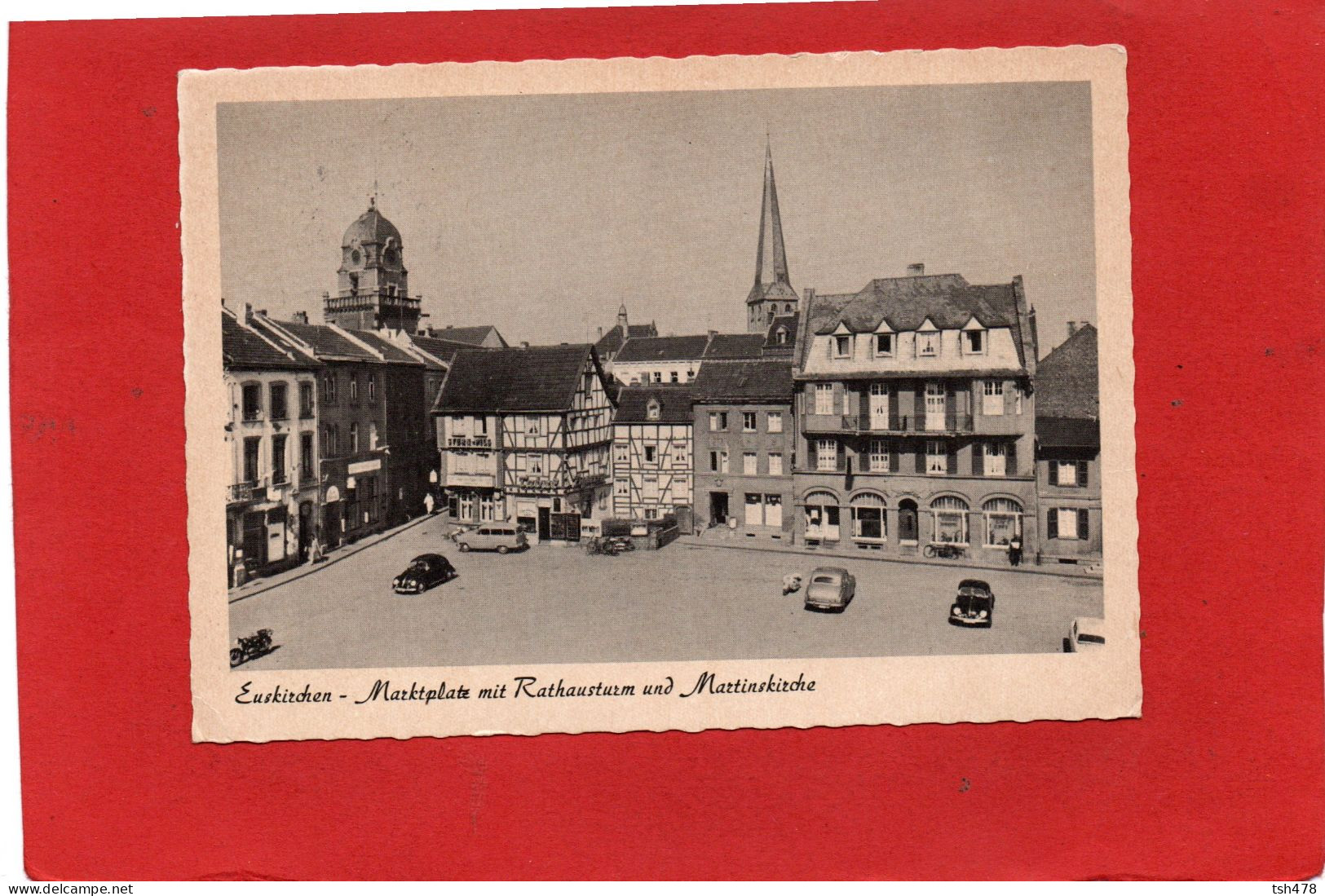 ALLEMAGNE---EUSKIRCHEN---Marktplatz Mit Rathausturm Und Martinskirche--voir 2 Scans - Euskirchen