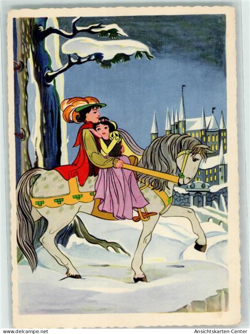 39184007 - Reitet Mit Dem Prinz Zum Schloss AK - Fairy Tales, Popular Stories & Legends