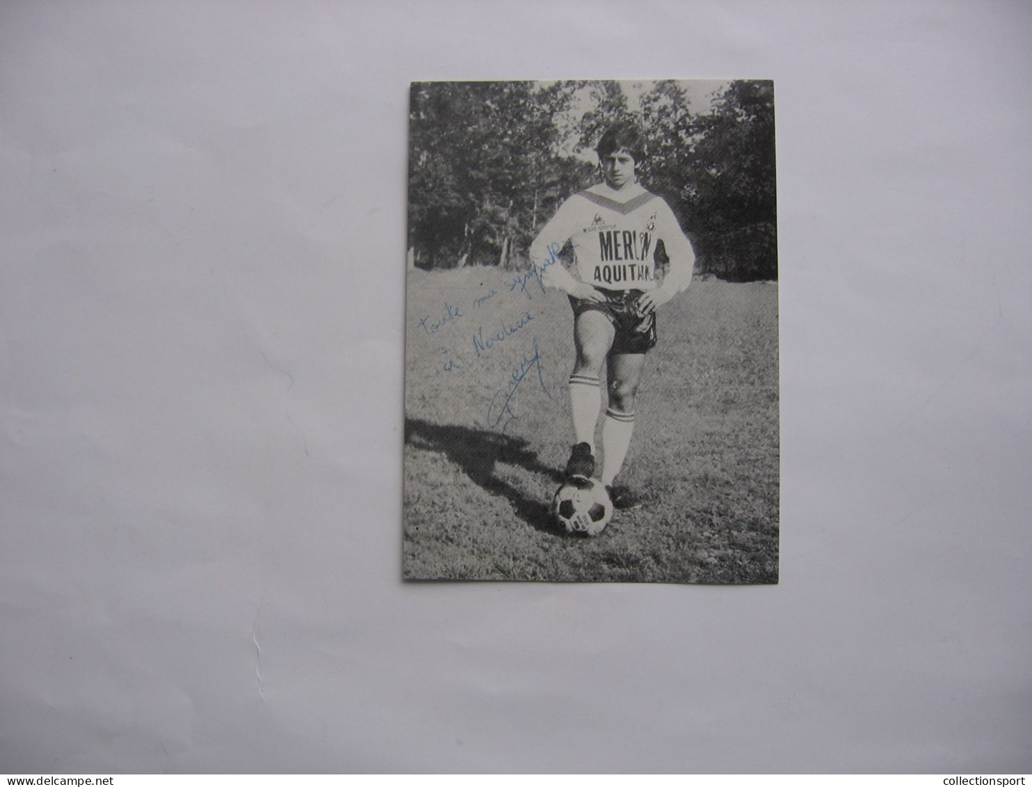 Football -  Autographe - Carte Signée Alain Giresse - Autographes