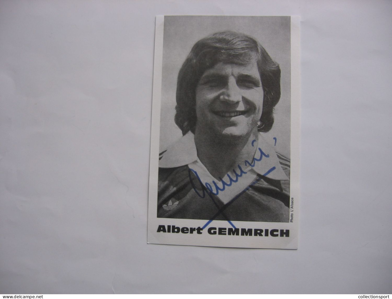 Football -  Autographe - Carte Signée Albert Gemmrich - Authographs