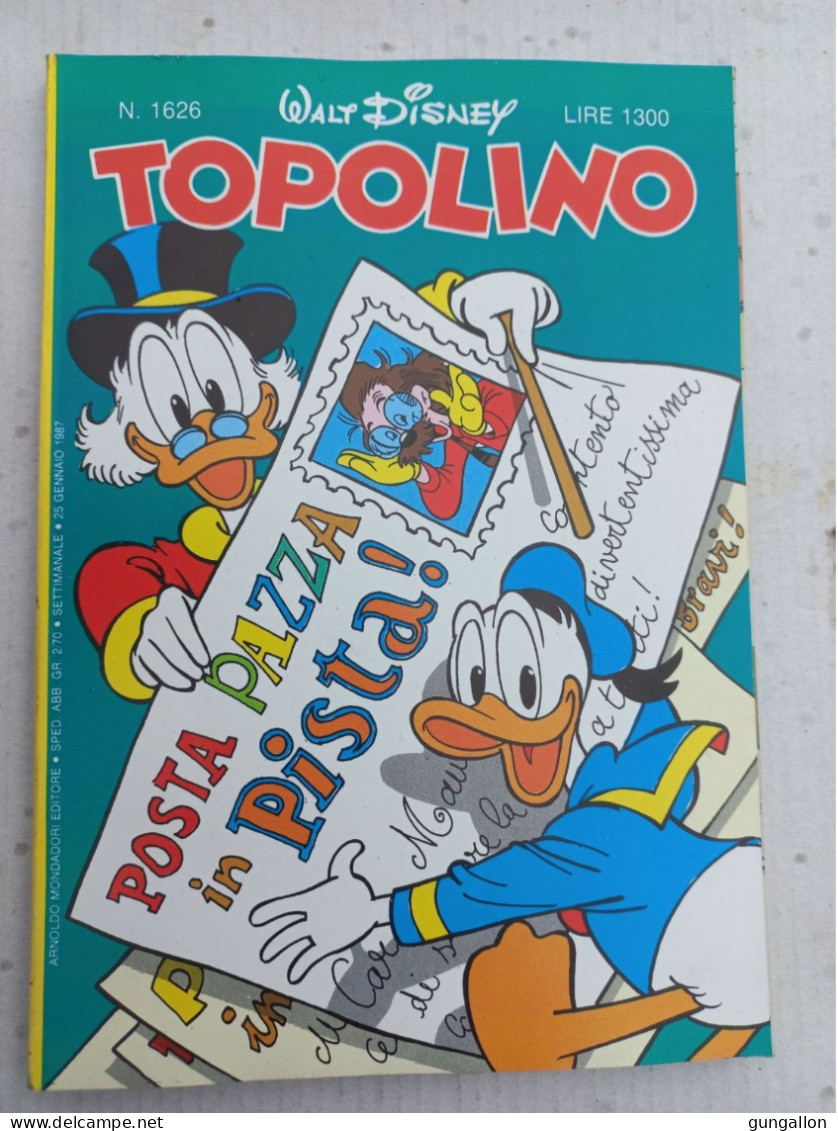 Topolino (Mondadori 1987) N. 1626 - Disney