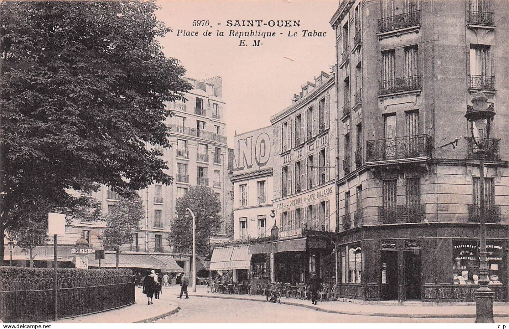 Saint Ouen - Place De La Republique  -   CPA °J - Saint Ouen