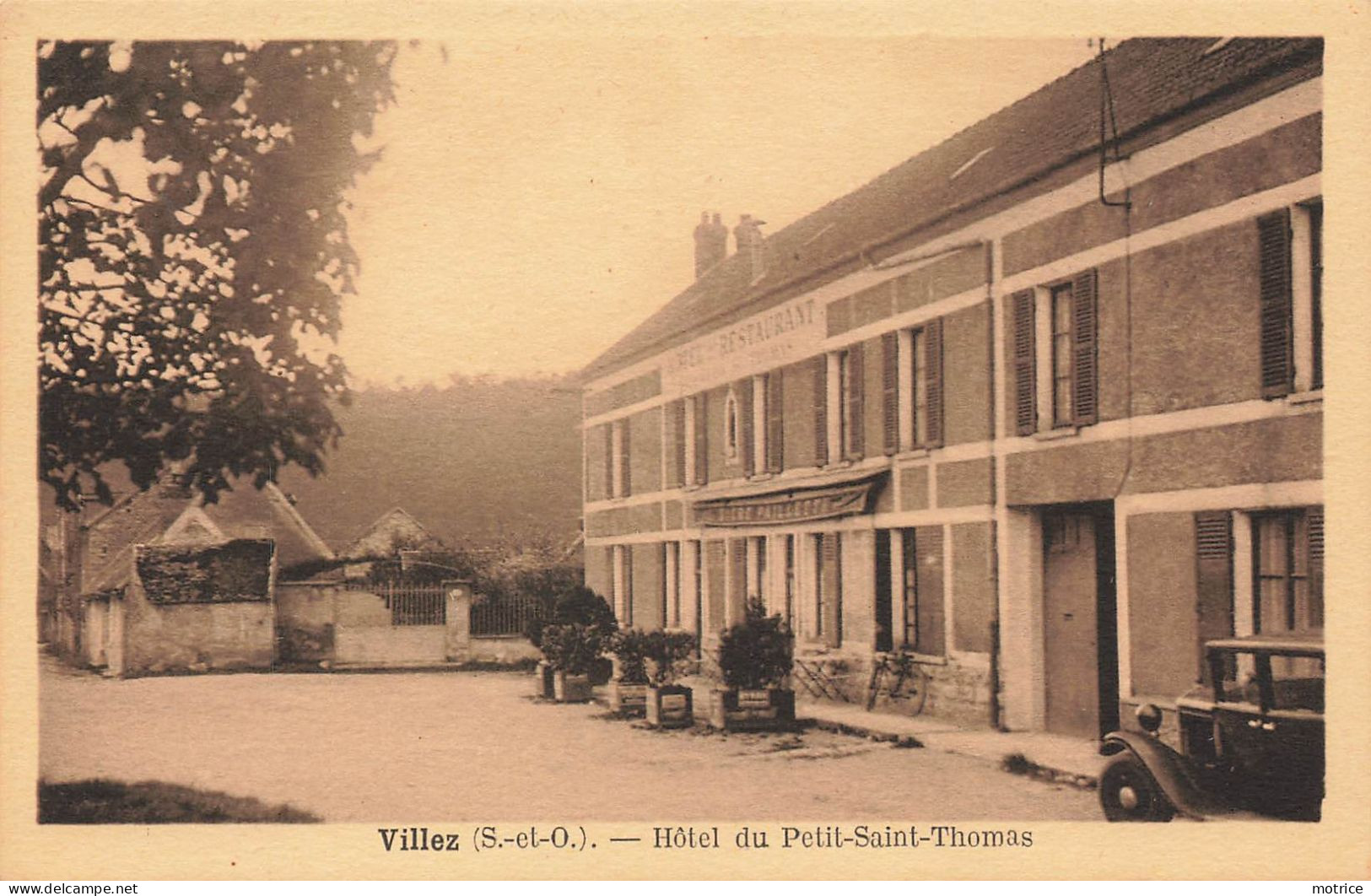 VILLEZ - Hôtel Du Petit Saint Thomas. - Sonstige & Ohne Zuordnung