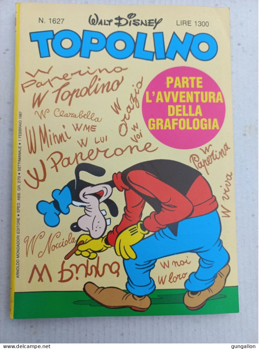 Topolino (Mondadori 1987) N. 1627 - Disney