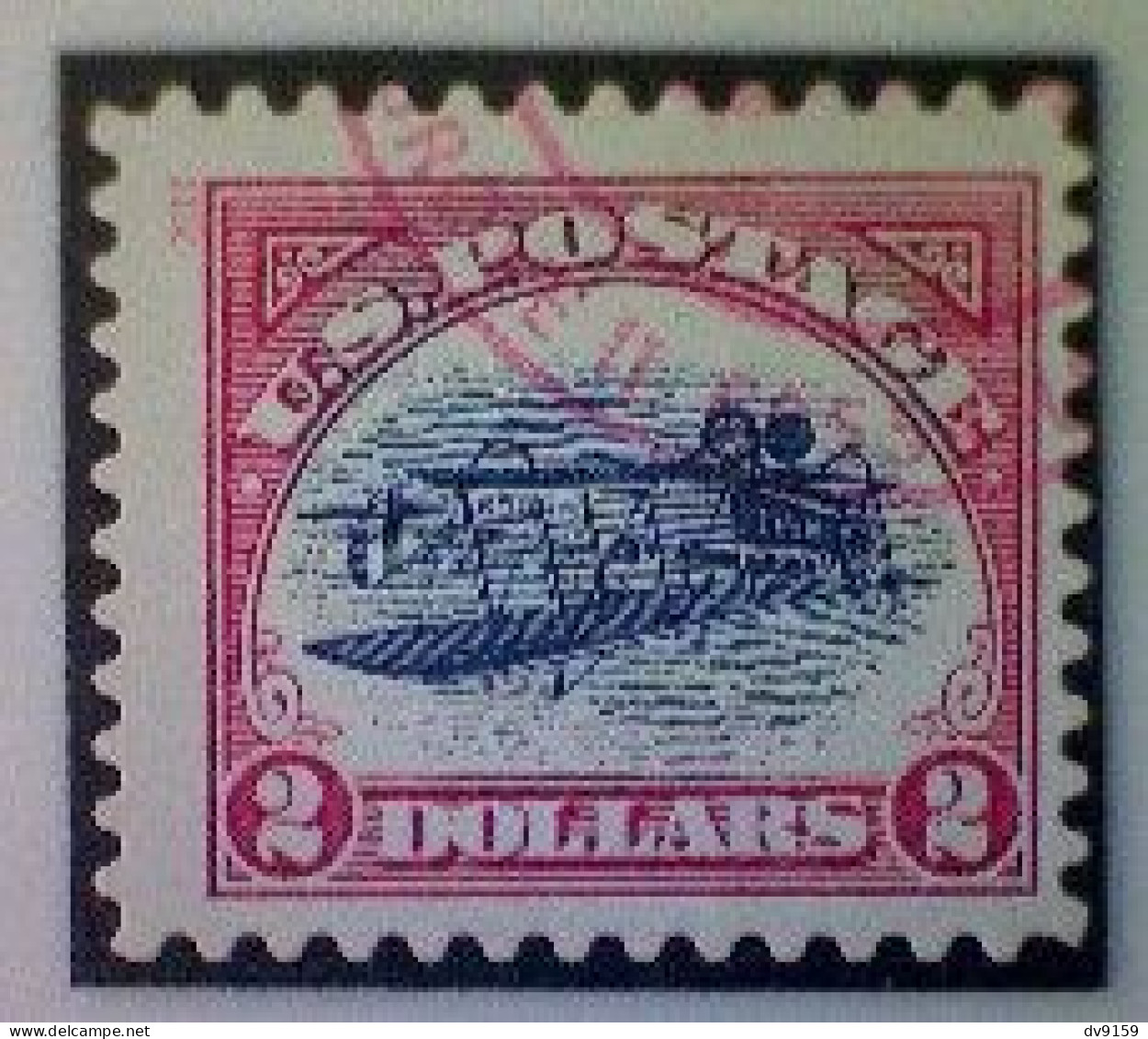 United States, Scott #4806a, Used(o), 2013, Inverted Jenny, Single, $2, Blue, Black, And Red - Used Stamps