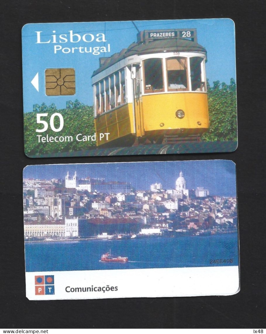 Carris Lisbon Railway PT Card. Telecom In The City Of Lisbon. Alfama. Carris Lissabon Railway PT Card. Telekommunikation - Trains