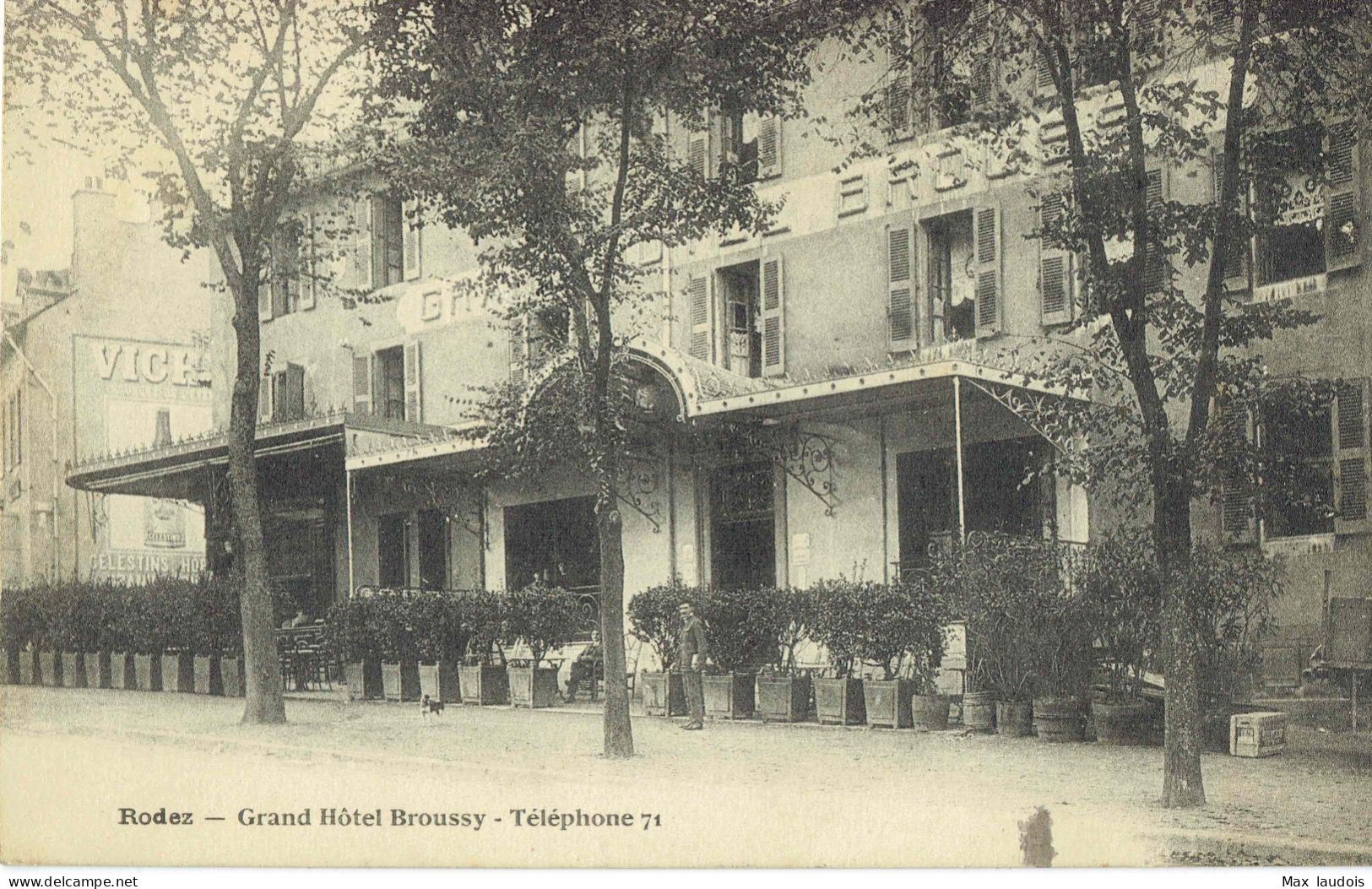 12. Aveyron. Rodez. Grand Hotel Broussy - Téléphone 71 - Rodez