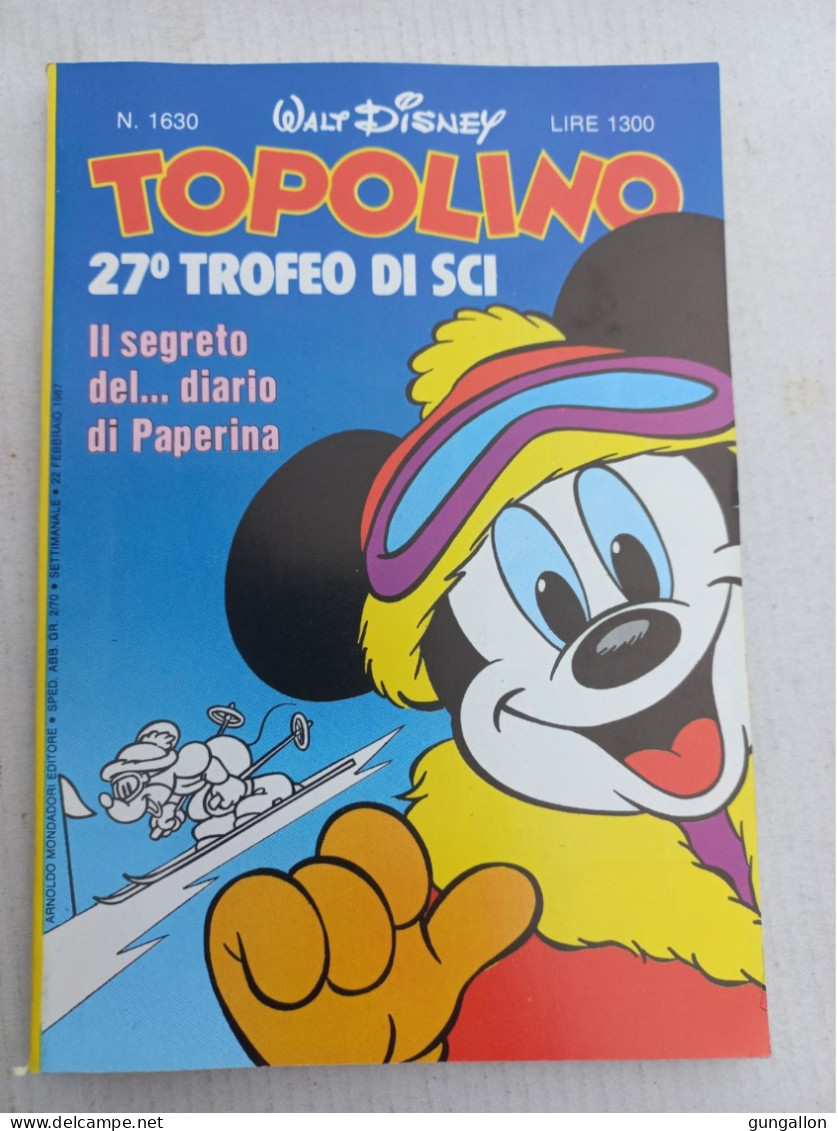Topolino (Mondadori 1987) N. 1630 - Disney