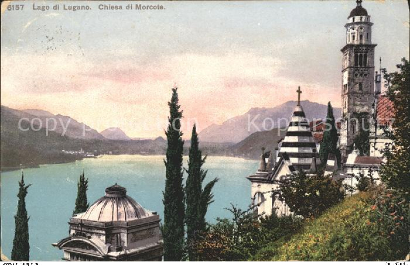 11669780 Morcote TI Lago Di Lugano Chiesa Morcote - Autres & Non Classés