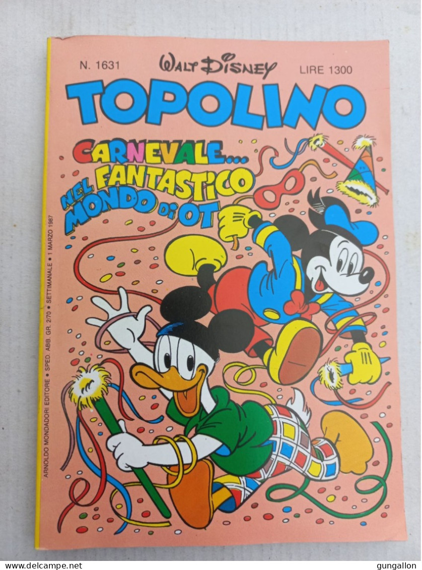 Topolino (Mondadori 1987) N. 1631 - Disney