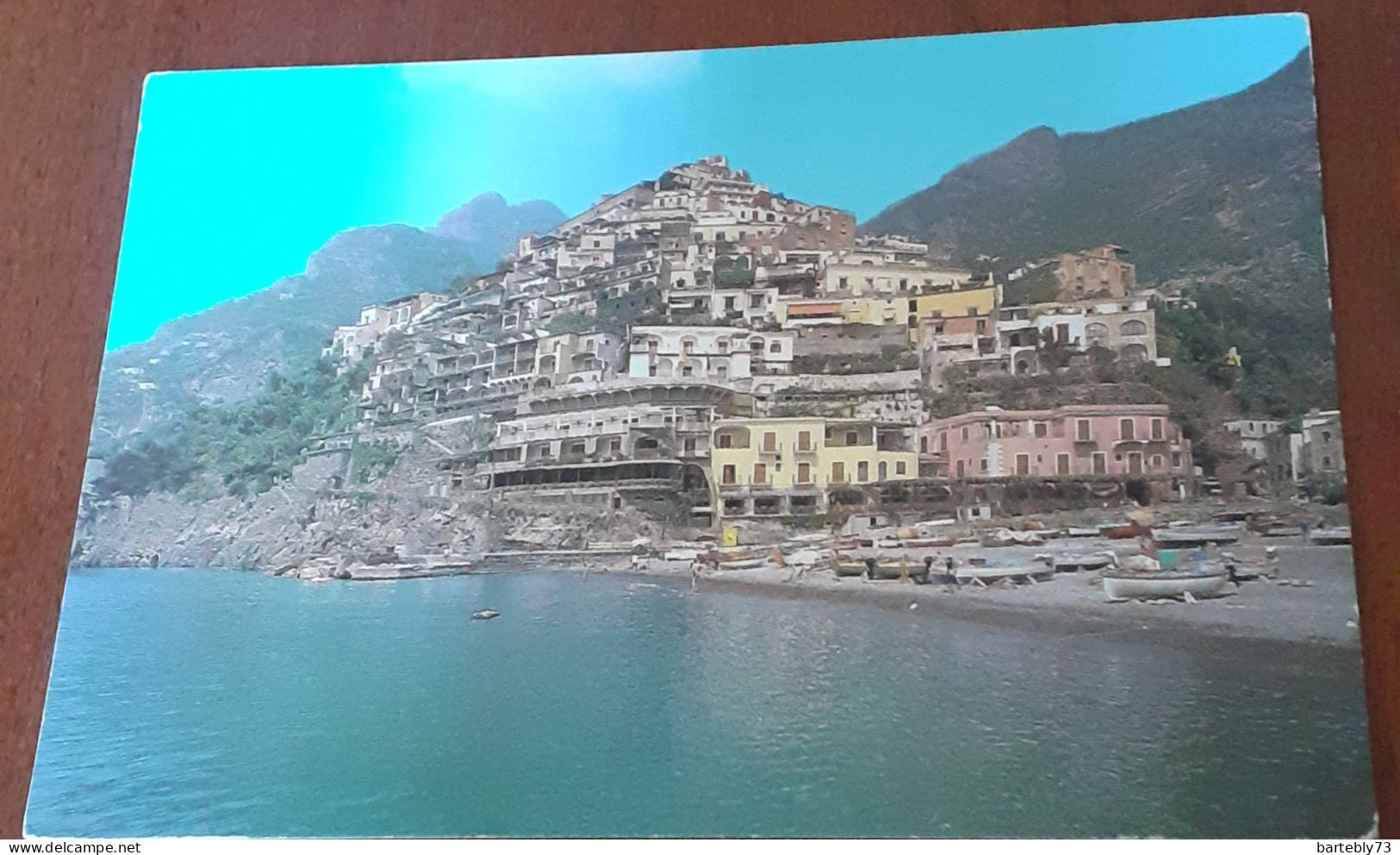 Cartolina Costiera Amalfitana Positano. Panorama Dal Mare - Salerno