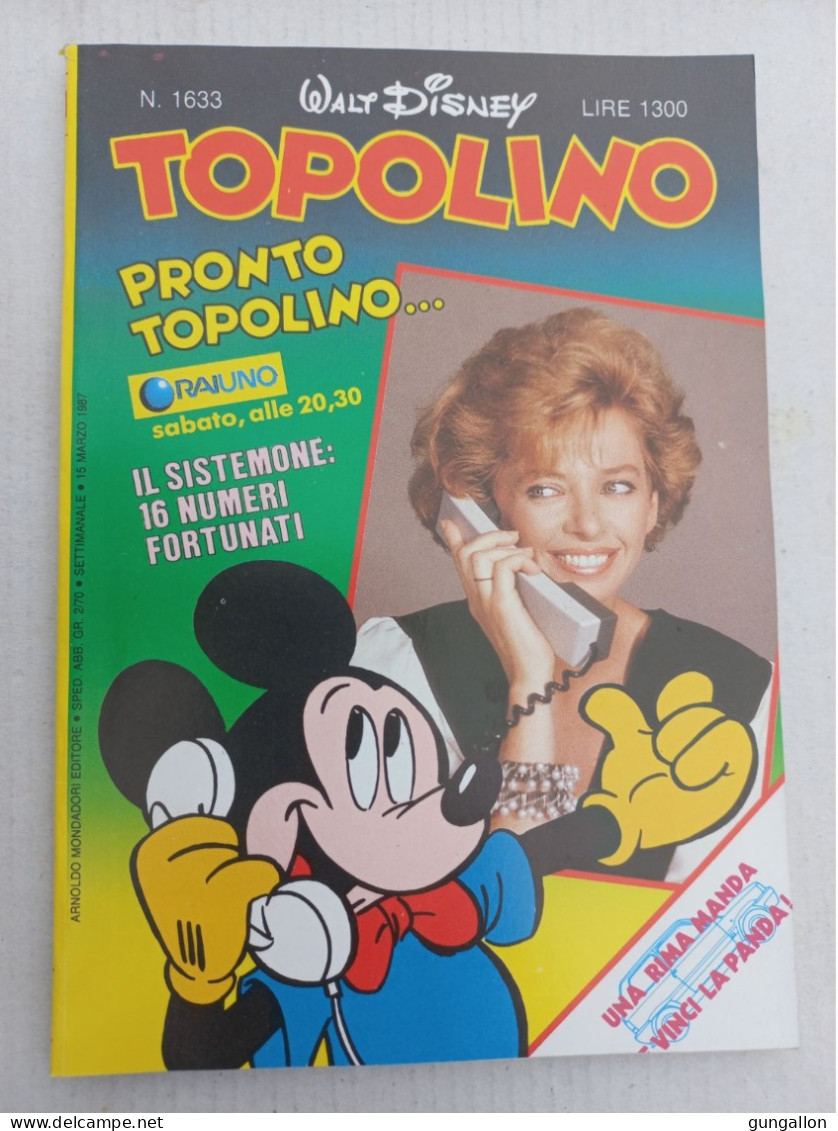 Topolino (Mondadori 1987) N. 1633 - Disney
