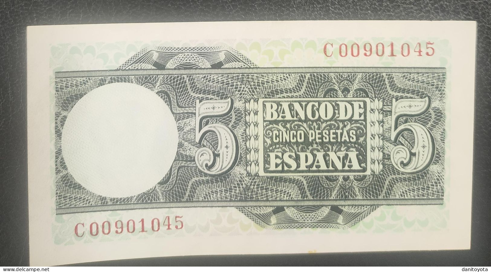 ESPAÑA. 5 PTAS 15 DE MARZO DE 1948 SERIE C CONSERVACIÓN EBC - 5 Pesetas