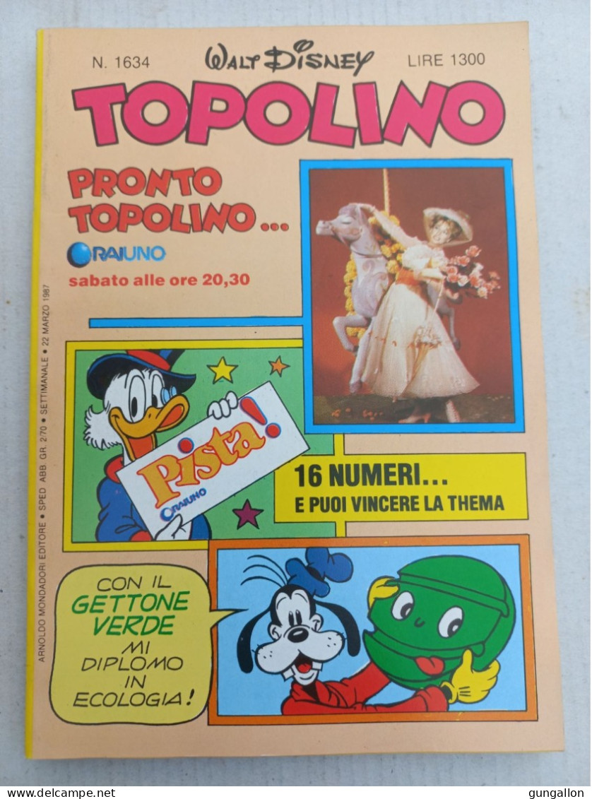 Topolino (Mondadori 1987) N. 1634 - Disney