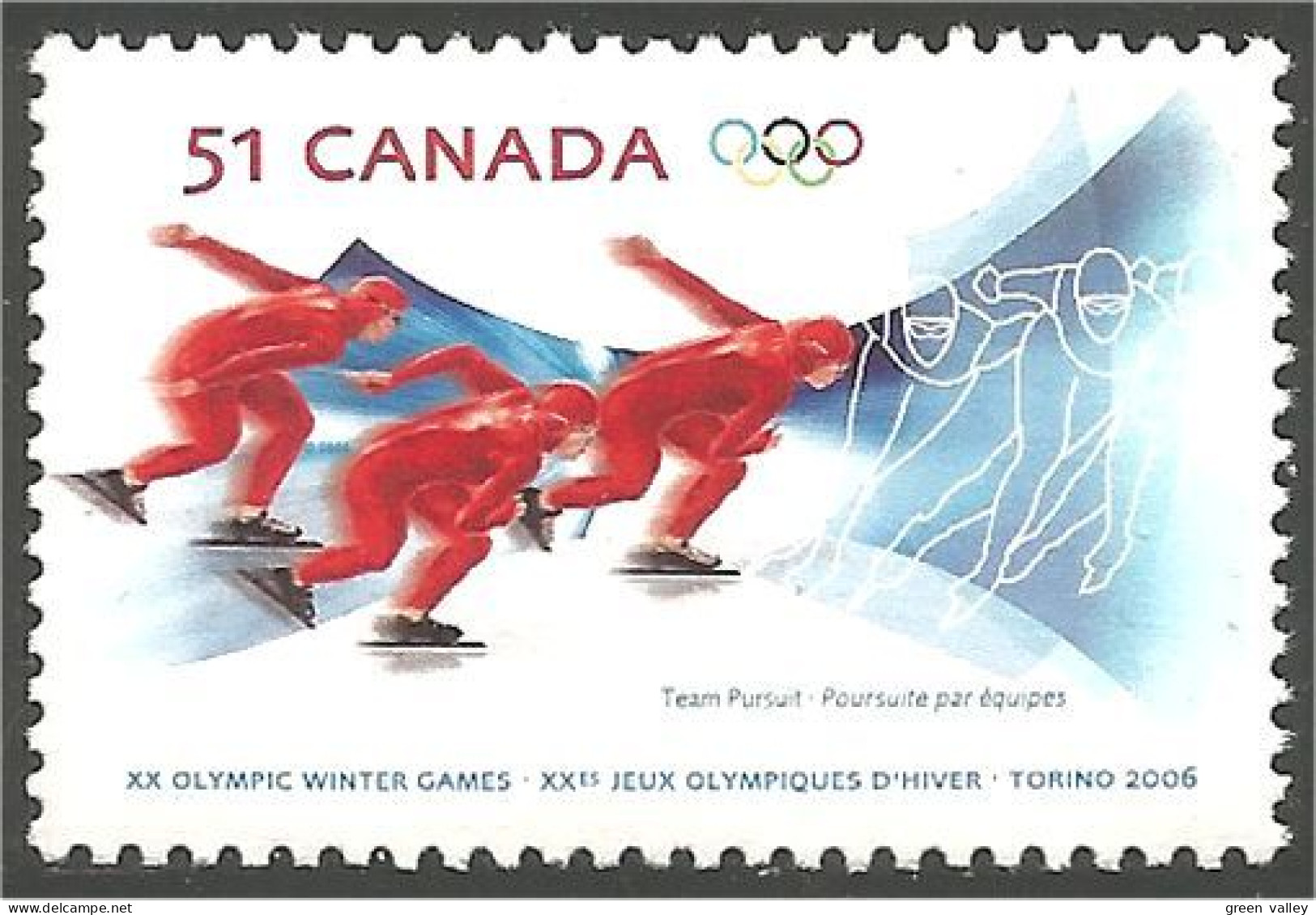 Canada Patinage Vitesse Speed Skating MNH ** Neuf SC (c21-43b) - Inverno