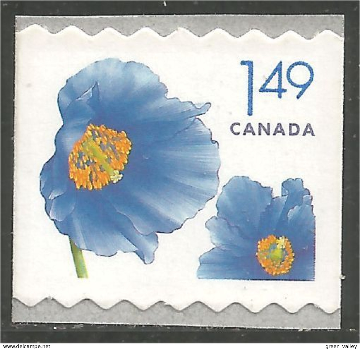 Canada Coquelicot Himalaya Blue Poppy MNH ** Neuf SC (c21-31) - Nuovi