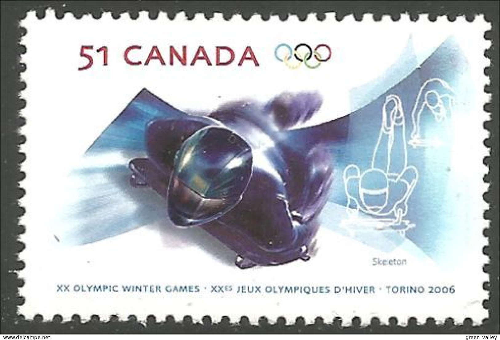 Canada Skeleton Winter Sport Hiver MNH ** Neuf SC (c21-44) - Neufs