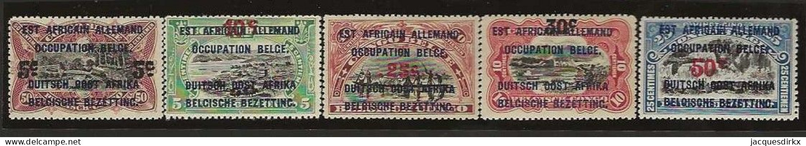 Ruanda-Urundi  .   OBP    .    45/49  .     *      .   Ongebruikt Met Gom  .   /   .   Neuf Avec Gomme - Unused Stamps