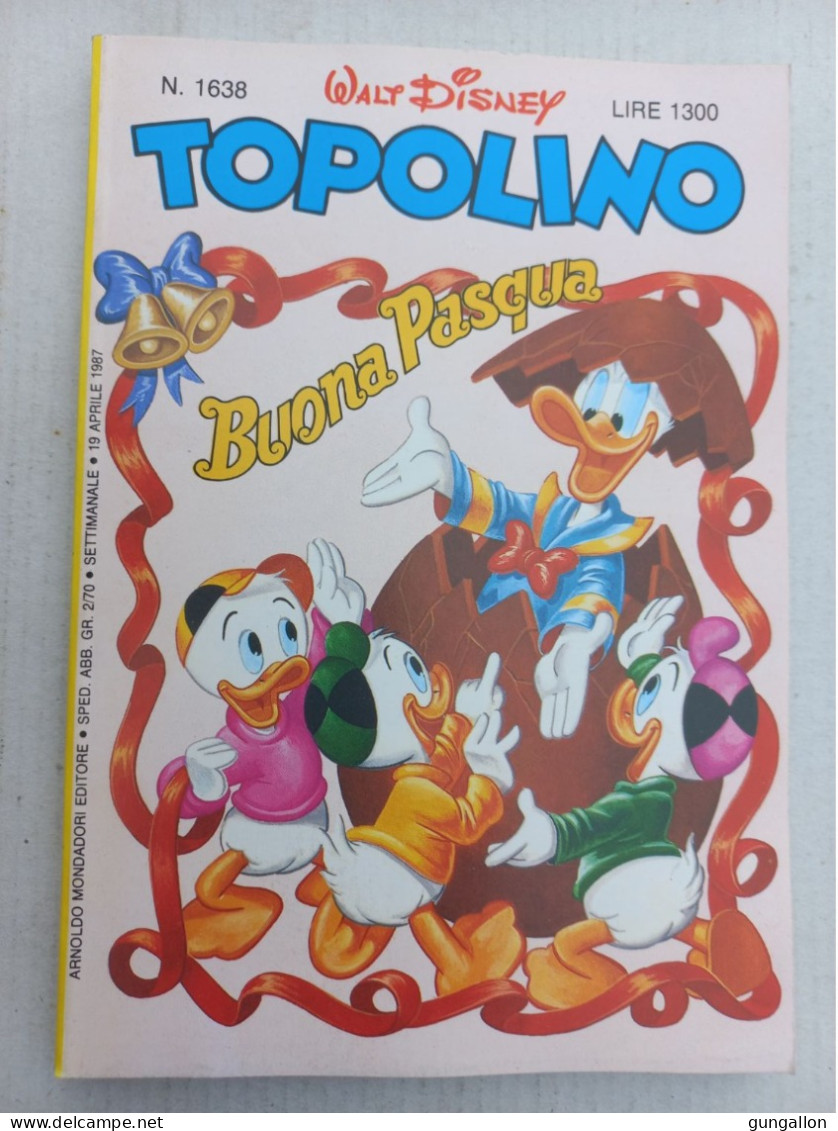 Topolino (Mondadori 1987) N. 1638 - Disney