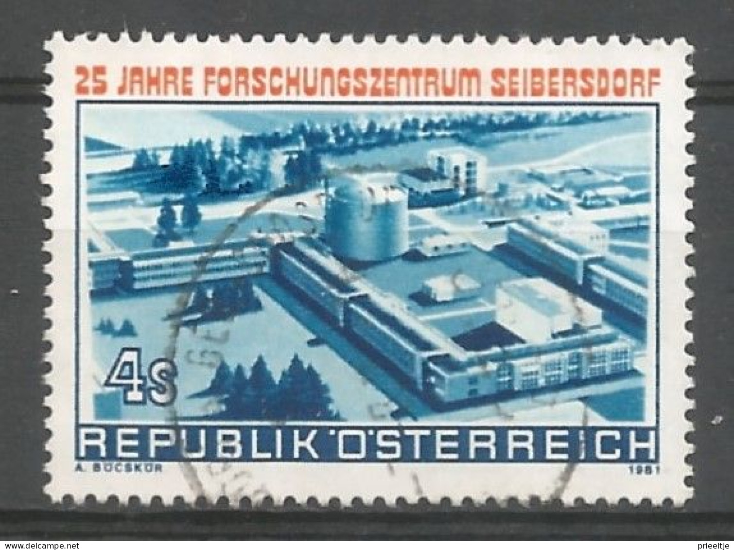 Austria - Oostenrijk 1981   Seibersdorf Y.T. 1502 (0) - Oblitérés