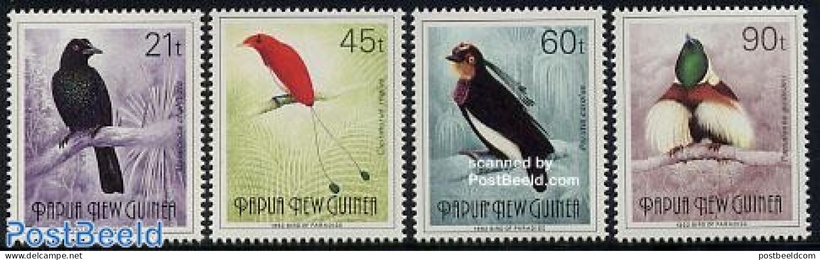 Papua New Guinea 1992 Paradise Birds 4v (t), Mint NH, Nature - Birds - Papouasie-Nouvelle-Guinée