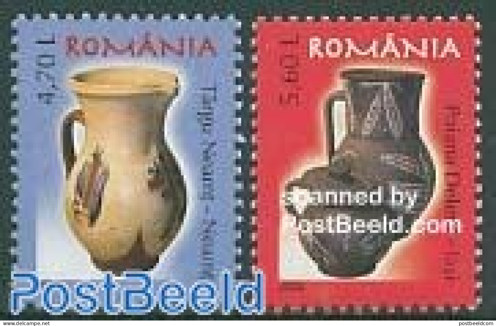 Romania 2005 Pottery 2v, Mint NH, Art - Art & Antique Objects - Ceramics - Unused Stamps