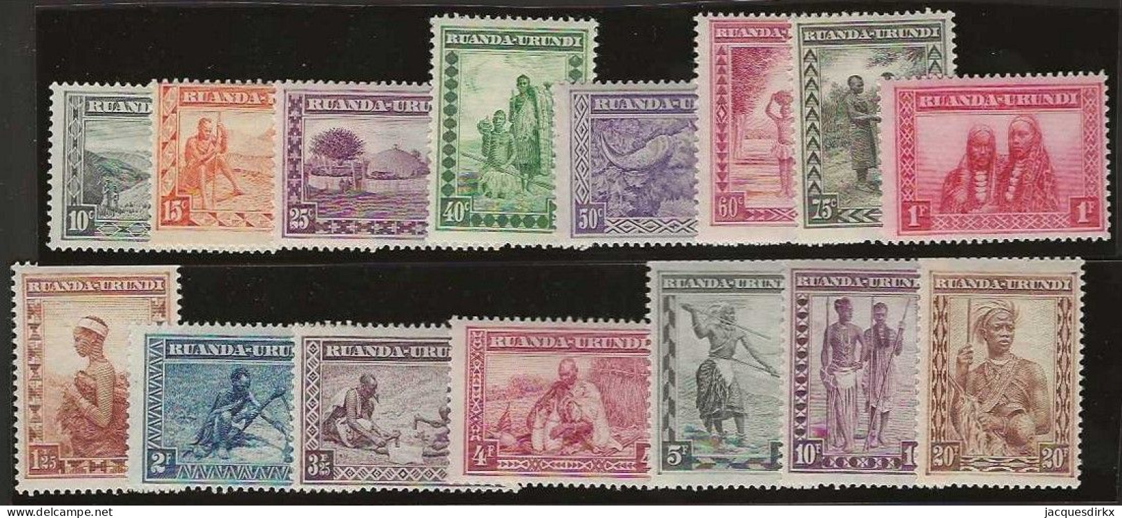 Ruanda-Urundi  .   OBP    .    92/106  .     *      .   Ongebruikt Met Gom  .   /   .   Neuf Avec Gomme - Unused Stamps