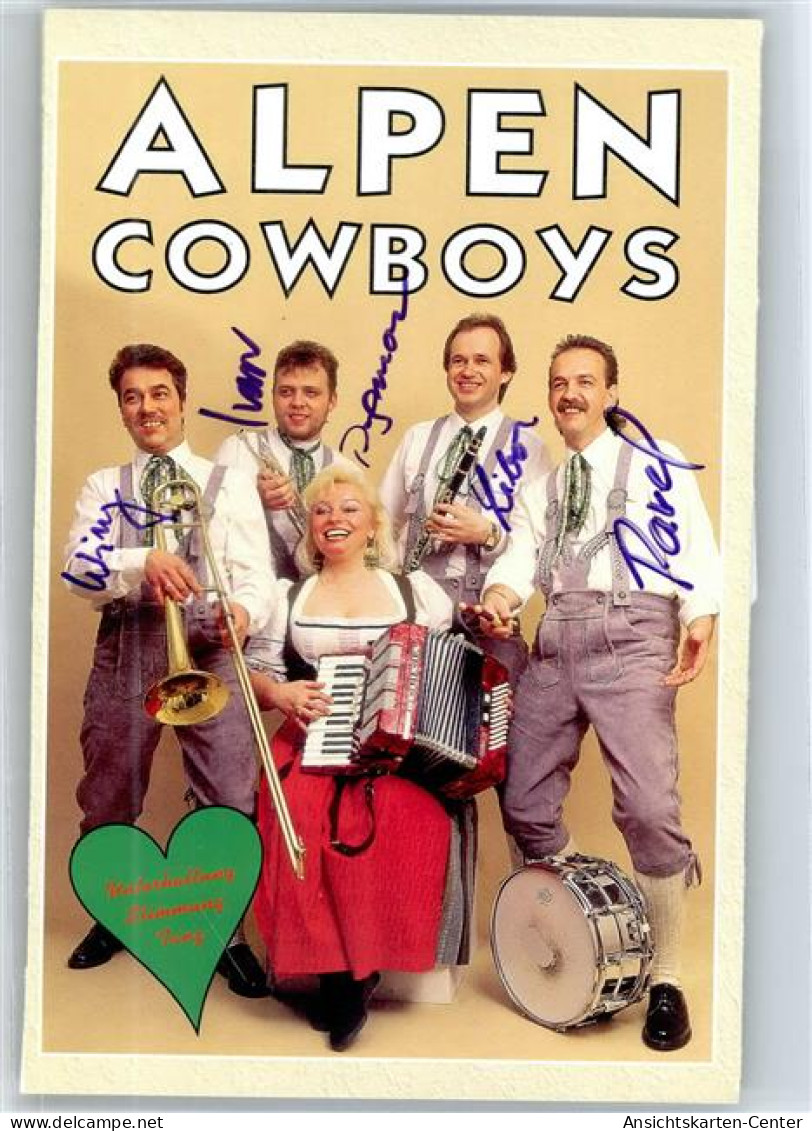 51302207 - Originalunterschrift Alpen Cowboys - Singers & Musicians