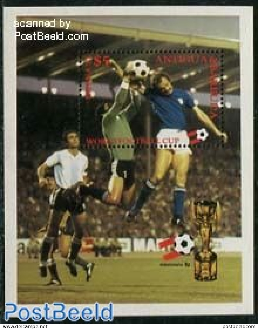 Antigua & Barbuda 1982 WC Football S/s, Mint NH, Sport - Football - Antigua Und Barbuda (1981-...)