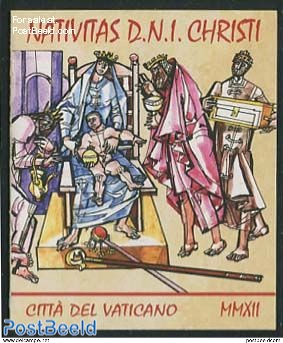 Vatican 2012 Christmas Booklet, Mint NH, Religion - Christmas - Stamp Booklets - Ongebruikt
