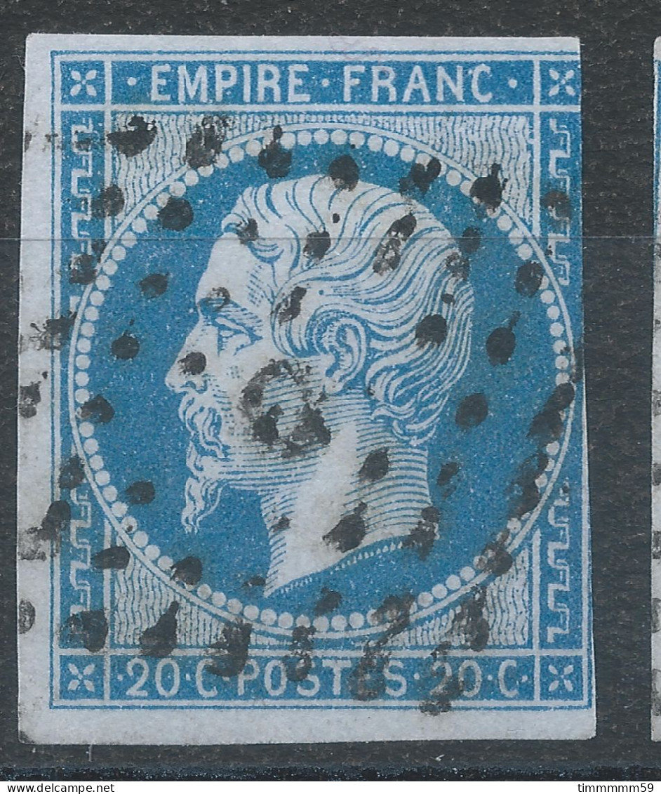 Lot N°83230   N°14A, Oblitéré Losange D De PARIS - 1853-1860 Napoléon III