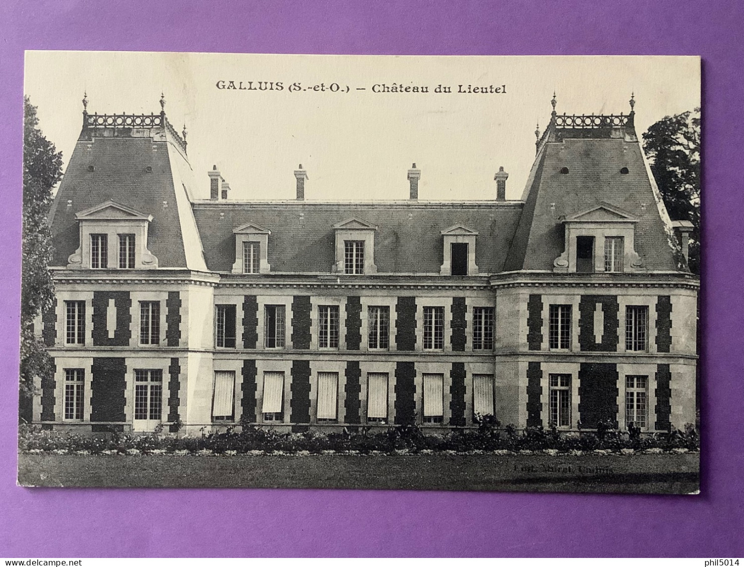 78    GALLUIS   Château De Lieutel      Bon état - Sonstige & Ohne Zuordnung