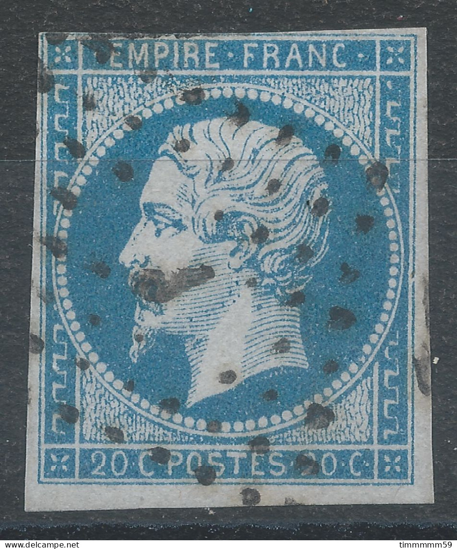 Lot N°83232   N°14A, Oblitéré Losange J De PARIS - 1853-1860 Napoléon III.