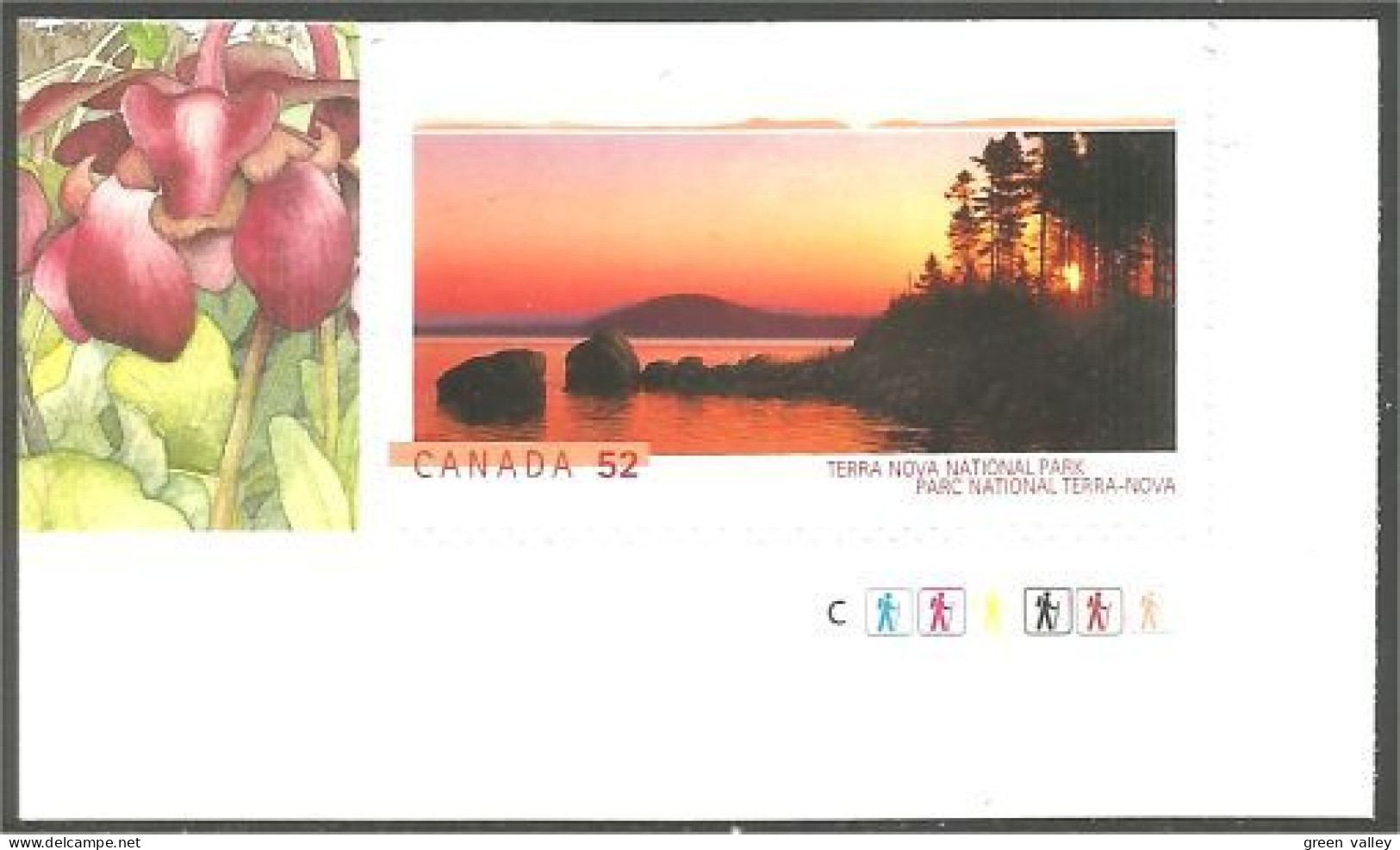 Canada Parc Terra Nova Alexandra Bay Orchid Orchidée MNH ** Neuf SC (C22-23coin) - Nuevos