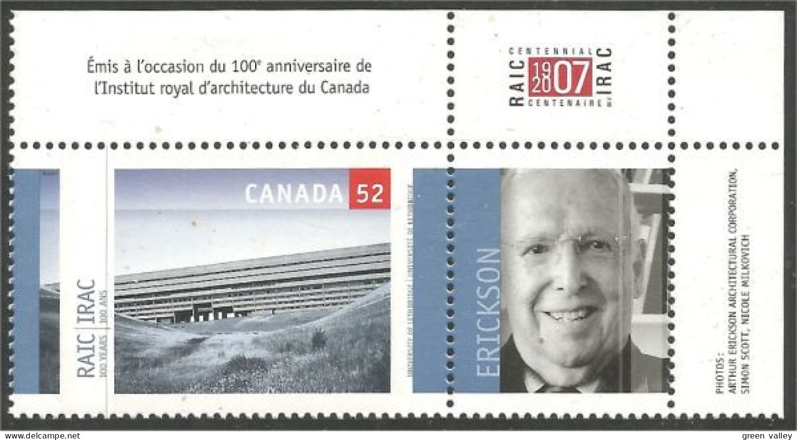 Canada University Lethbridge 100 Ans Photo Erickson MNH ** Neuf SC (C22-15p) - Autres & Non Classés