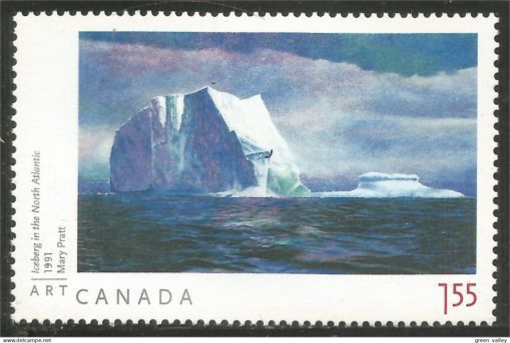 Canada Tableau Iceberg Mary Pratt Painting MNH ** Neuf SC (C22-12aa) - Ongebruikt