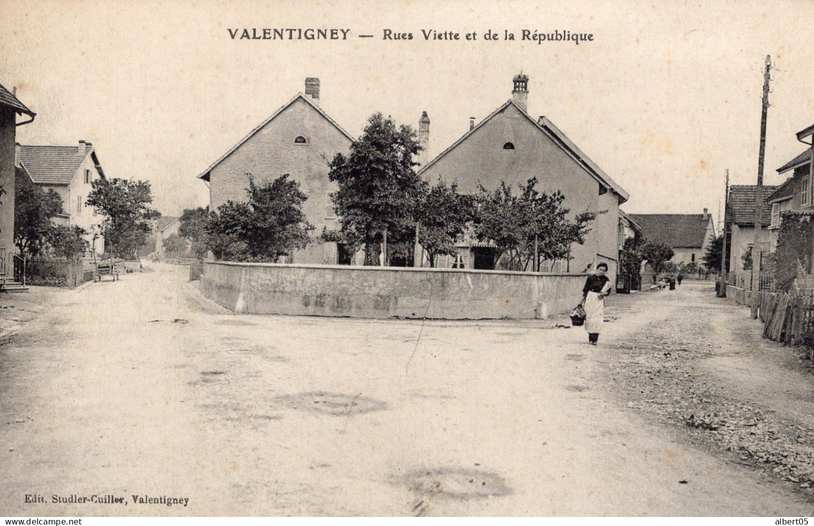 25 - Valentigney -Rues Viette Et De La République ( Voir Conditions De Vente ) - Valentigney