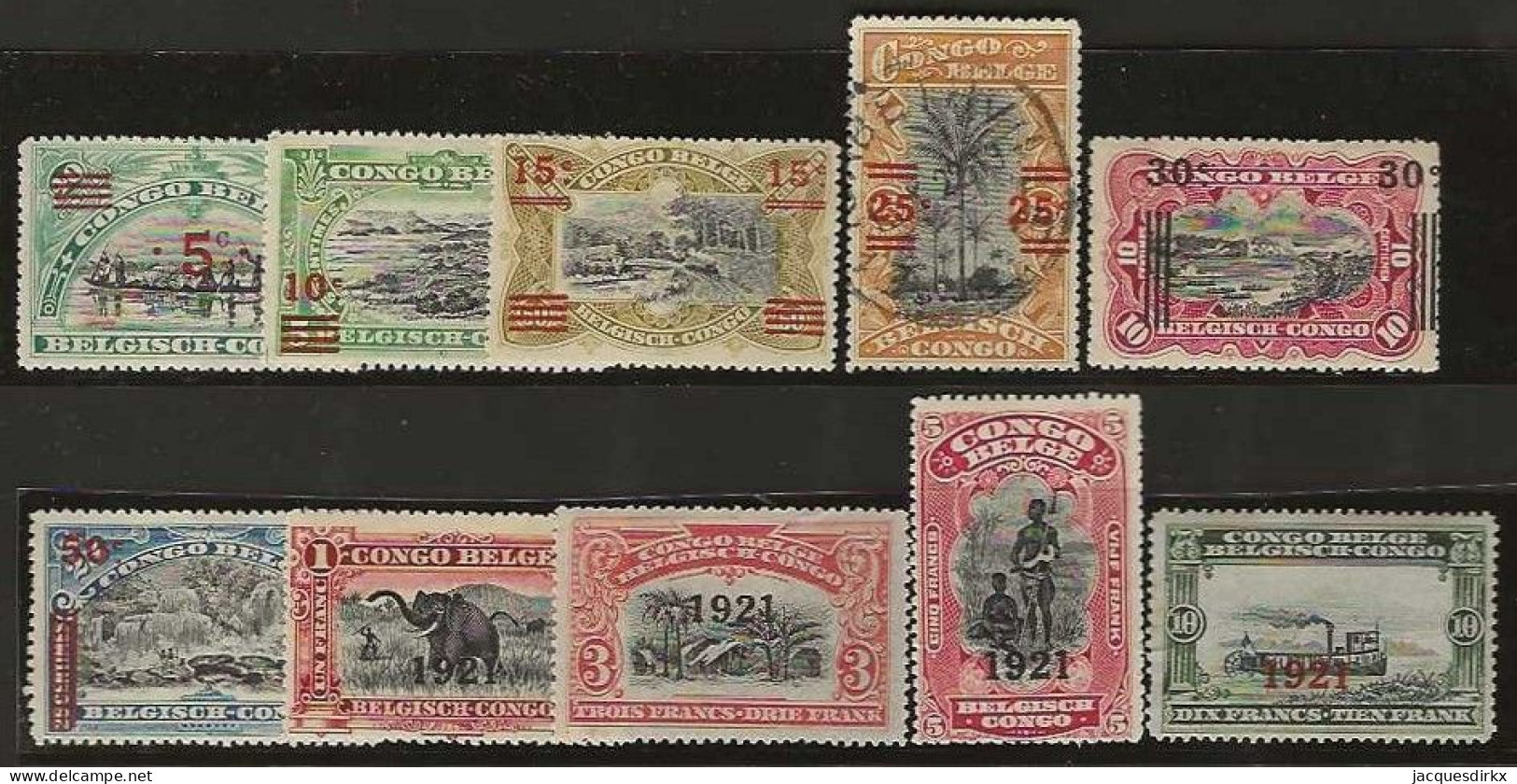 Congo   .   OBP    .   85/94   .    *  (88: O)    .  Ongebruikt Met Gom  .   /   .   Neuf Avec Gomme - Unused Stamps