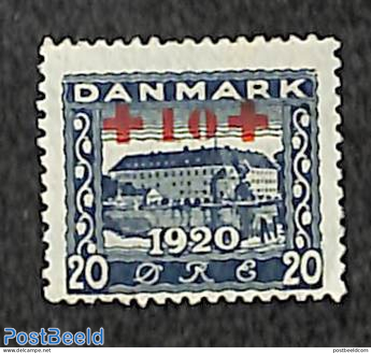 Denmark 1921 20+10o, Stamp Out Of Set, Mint NH, Health - Red Cross - Ungebraucht
