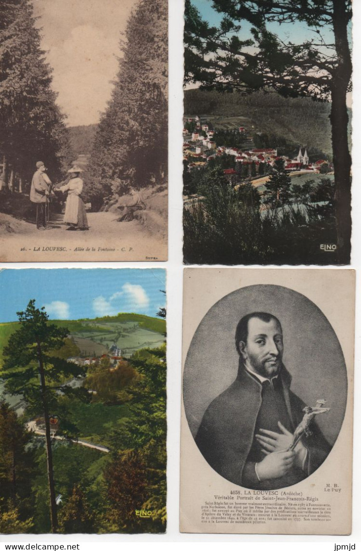 07 - LA LOUVESC - Lot De 20 Cartes Postales Format 9 X 14 Cm En Tbe - Toutes Scannées - Lot N° 4 - (R011) - La Louvesc