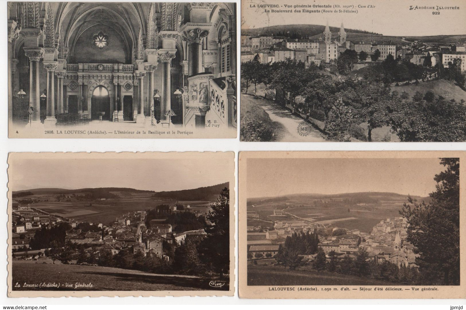 07 - LA LOUVESC - Lot De 20 Cartes Postales Format 9 X 14 Cm En Tbe - Toutes Scannées - Lot N° 4 - (R011) - La Louvesc