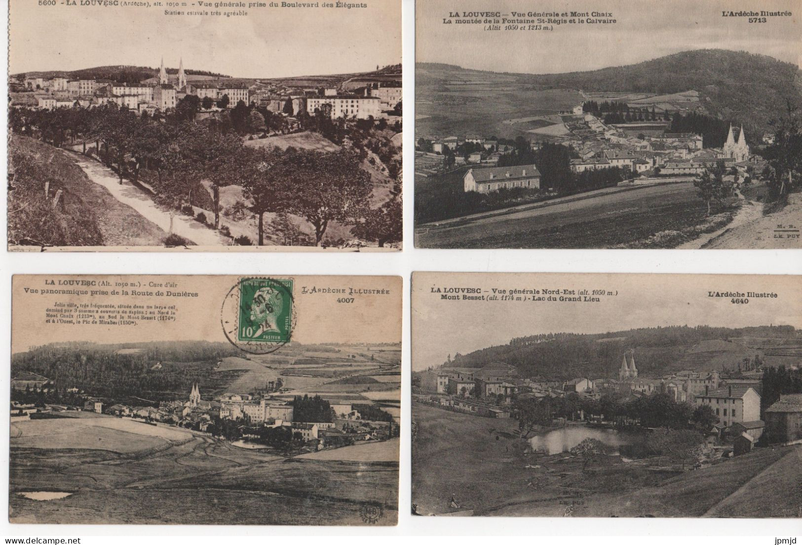 07 - LA LOUVESC - Lot De 20 Cartes Postales Format 9 X 14 Cm En Tbe - Toutes Scannées - Lot N° 4 - (R011) - La Louvesc