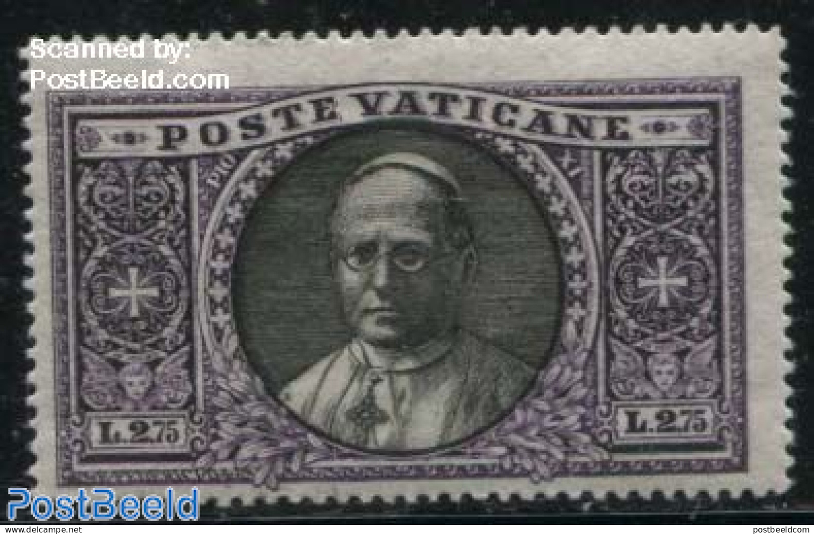 Vatican 1933 2.75L, Stamp Out Of Set, Unused (hinged) - Ongebruikt