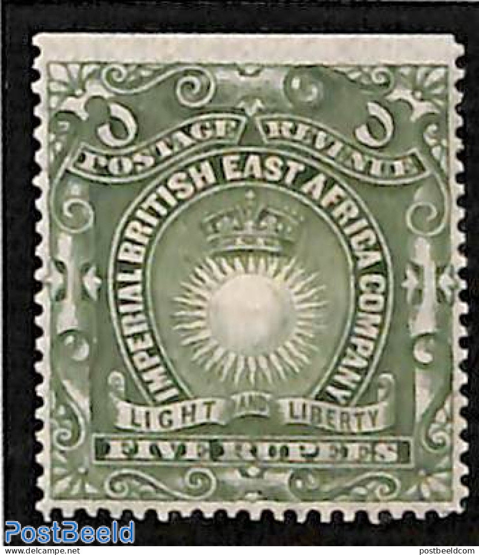 Kenia 1890 5r, Stamp Out Of Set, Unused (hinged) - Otros & Sin Clasificación